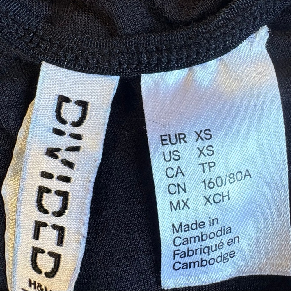 🎭 3/$20 H&M XS Cami Tank Bundle 5 Soft Stretch Layering Basics - Picture 3 of 5